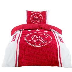 Ajax Katoenen Dekbedovertrek 1 Persoons (140X200 Cm) Hot