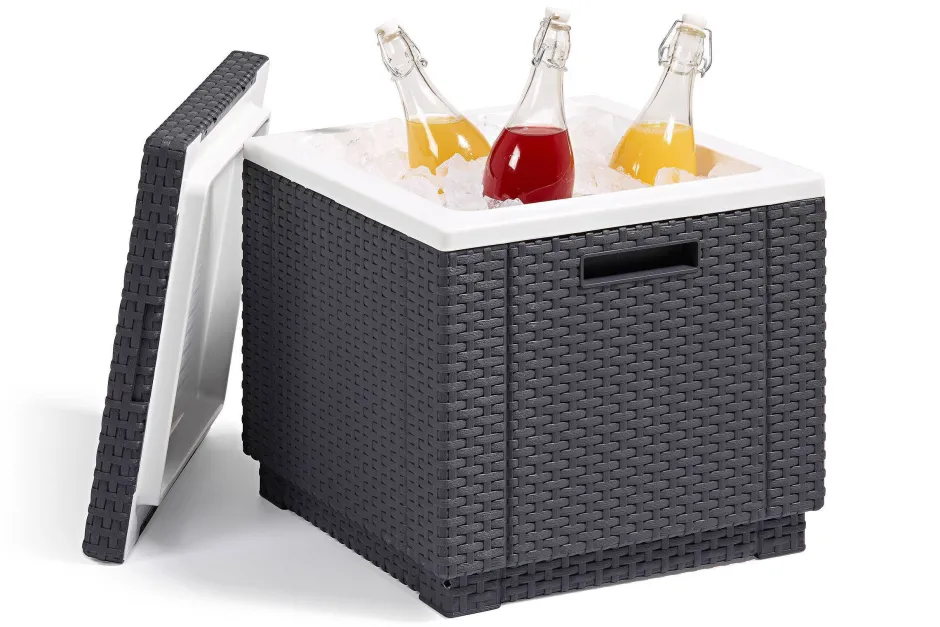 Allibert Bijzettafel/Koelbox Cube (42X42 Cm)^ Tuintafels