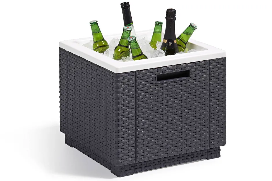Allibert Bijzettafel/Koelbox Cube (42X42 Cm)^ Tuintafels