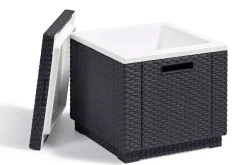 Allibert Bijzettafel/Koelbox Cube (42X42 Cm)^ Tuintafels