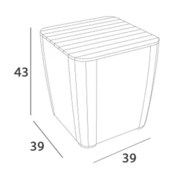 Allibert Salontafel Luzon^ Loungesets