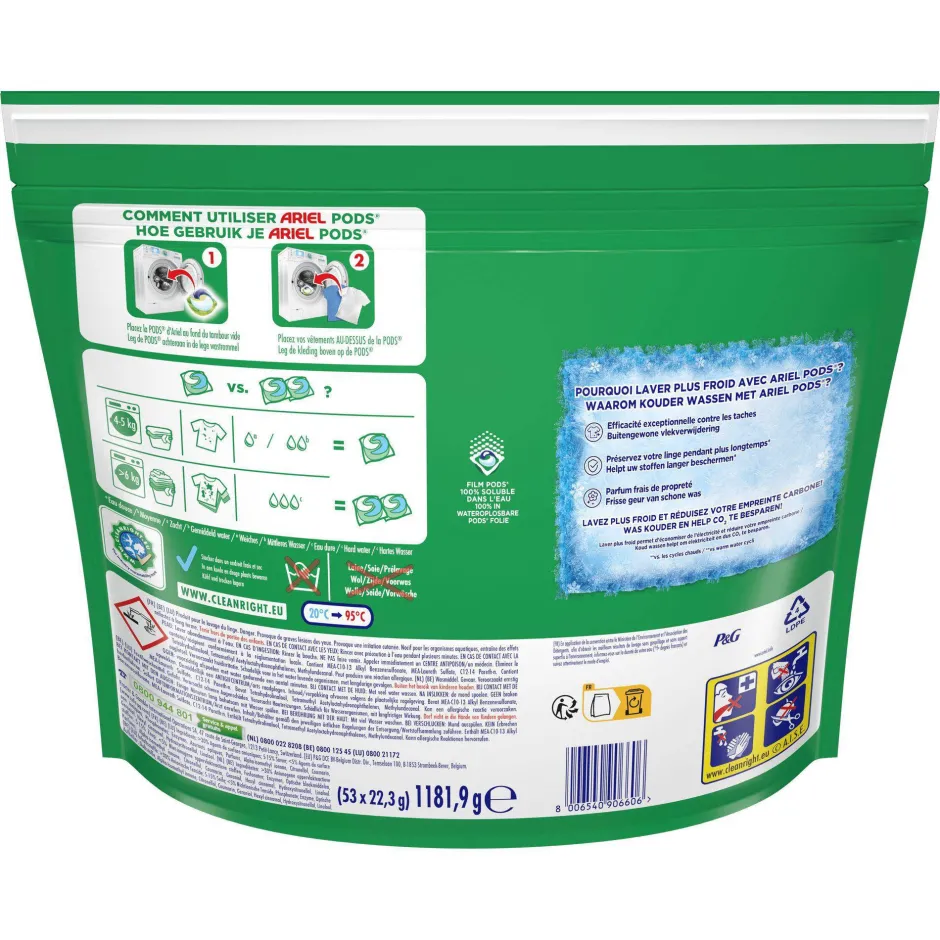 Ariel All In 1 Wasmiddel Pods Original Wit - 2 X 53 Wasbeurten - 106 Wasbeurten Best