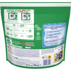Ariel Pods+ Vloeibaar Wasmiddelcapsules + Actieve Geurbestrijding- 3 X 40 Wasbeurten - 120 Wasbeurten Hot