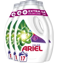 Ariel Vloeibaar Wasmiddel + Extra Kleurverzorging - 4 X 17 Wasbeurten - 68 Wasbeurten Hot