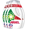 Ariel Vloeibaar Wasmiddel + Ultra Vlekverwijderaar - 4 X 17 Wasbeurten - 68 Wasbeurten Discount