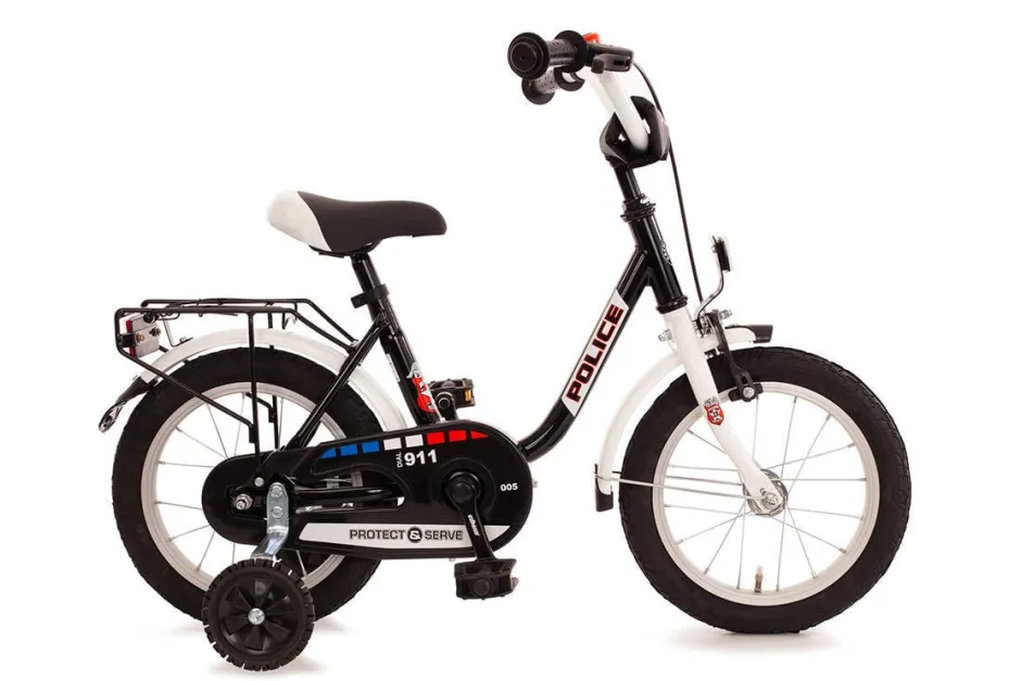 Bachtenkirch Police Kinderfiets 14 Inch Zwart^ Kinderfietsen