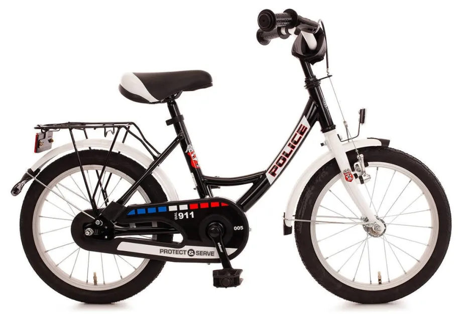 Bachtenkirch Police Kinderfiets 16 Inch Zwart^ Kinderfietsen