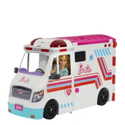 Barbie 2-In-1 Speelset Ambulance En Kliniek^ Poppen