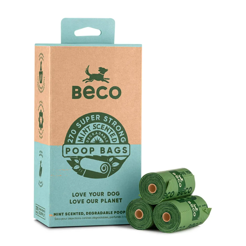 Beco Bags Mint Value Pack Poepzakjes 270 Stuks(18X15) Hot