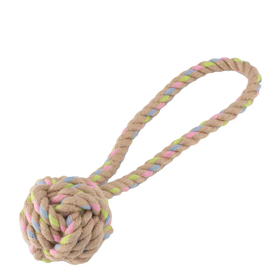 Beco Hondenspeelgoed Hennep Touwbal M (6,5X26 Cm) Outlet