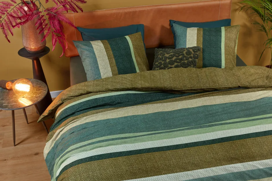 Beddinghouse Katoenen Dekbedovertrek 1 Persoons Jorren (140X220 Cm) Hot