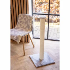 Beeztees Gina - Krabpaal - Grijs - Xl - 40X40X90Cm Best