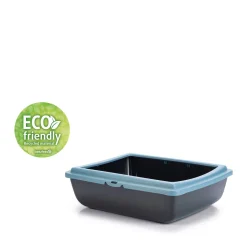 Beeztees Kattenbak Juliet Eco Blauw/Zwart 48X38X14 Cm Outlet