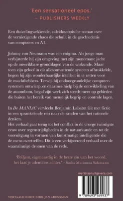 wehkamp Benjamin Labatut De Maniac^ Literatuur