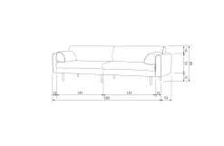 BePureHome 3-Zitsbank Muze New