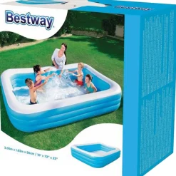 Bestway De Luxe De Luxe 3-Rings Opblaasbaar Zwembad (305 Cm)^ Zwembaden
