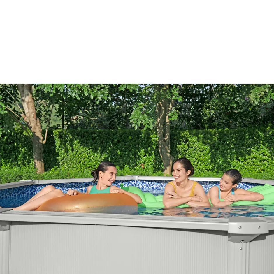 Bestway Zwembad Hydrium Set Inclusief Zandfilter (O360 Cm)^ Zwembaden