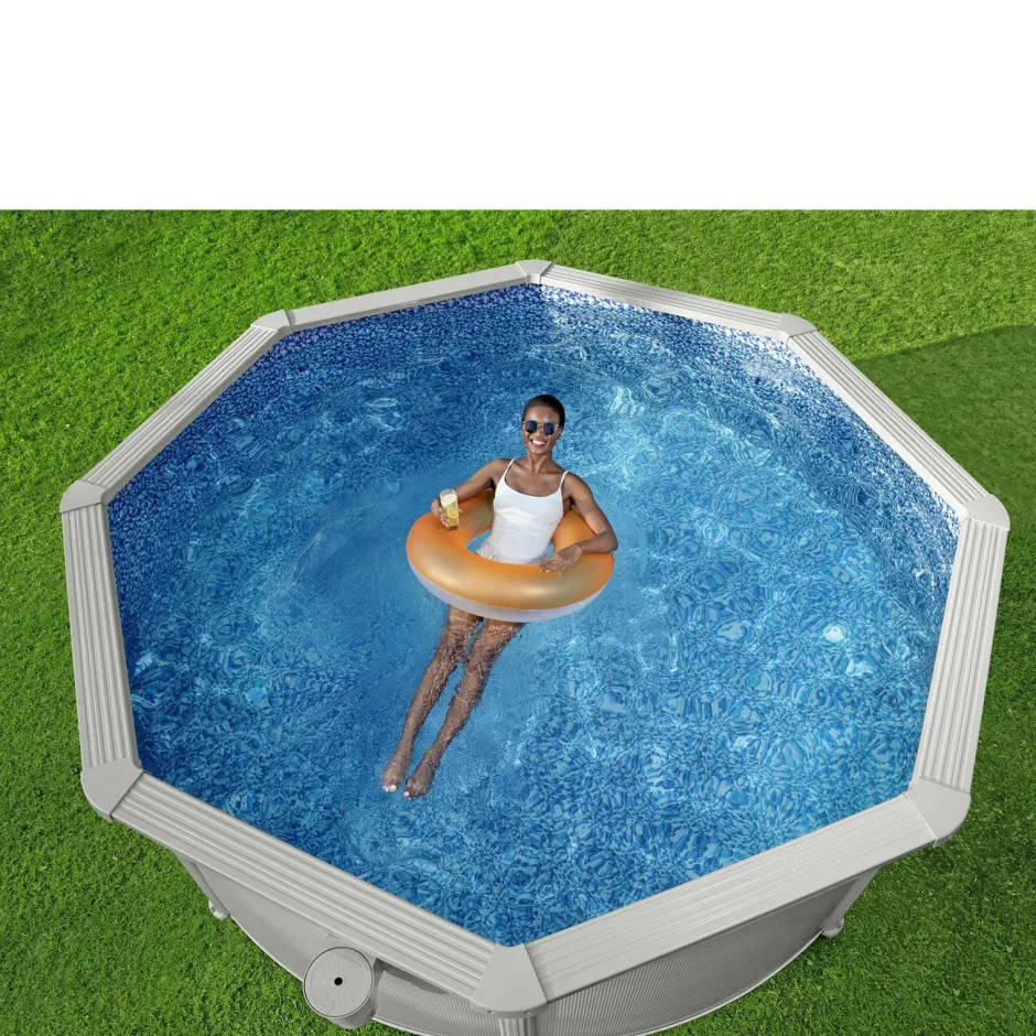 Bestway Zwembad Hydrium Set Inclusief Zandfilter (O360 Cm)^ Zwembaden