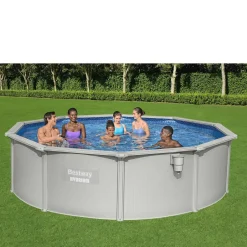 Bestway Zwembad Hydrium Set Inclusief Zandfilter (O460 Cm)^ Zwembaden