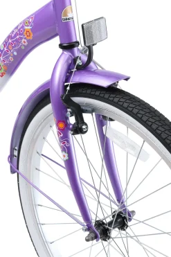 BikeStar Classic Kinderfiets 24 Inch Lila^ Kinderfietsen