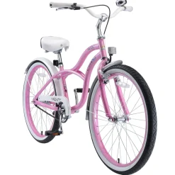 BikeStar Classic Kinderfiets 24 Inch Roze^ Kinderfietsen