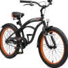 BikeStar Cruiser Kinderfiets 20 Inch Zwart^ Kinderfietsen