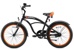 BikeStar Cruiser Kinderfiets 20 Inch Zwart^ Kinderfietsen