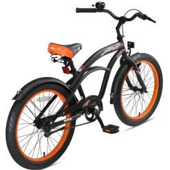 BikeStar Cruiser Kinderfiets 20 Inch Zwart^ Kinderfietsen