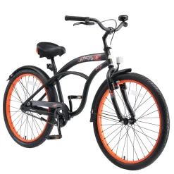 BikeStar Cruiser Kinderfiets 24 Inch Zwart^ Kinderfietsen