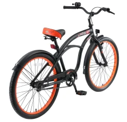 BikeStar Cruiser Kinderfiets 24 Inch Zwart^ Kinderfietsen