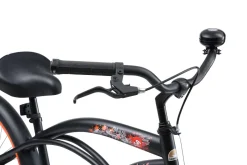 BikeStar Cruiser Kinderfiets 24 Inch Zwart^ Kinderfietsen