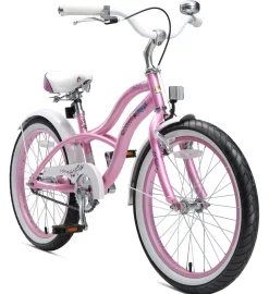 BikeStar Cruiser Kinderfiets 20 Inch Roze^ Kinderfietsen
