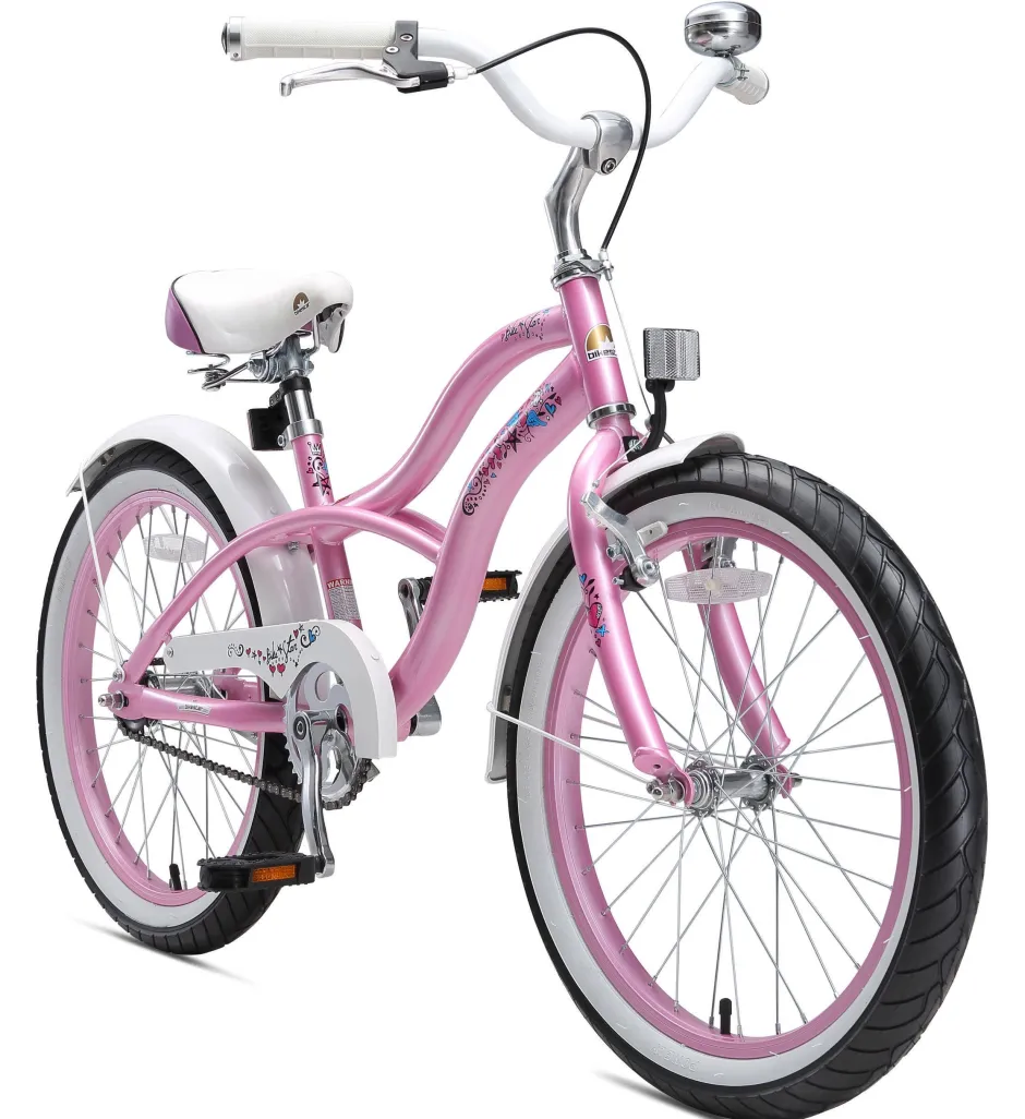 BikeStar Cruiser Kinderfiets 20 Inch Roze^ Kinderfietsen