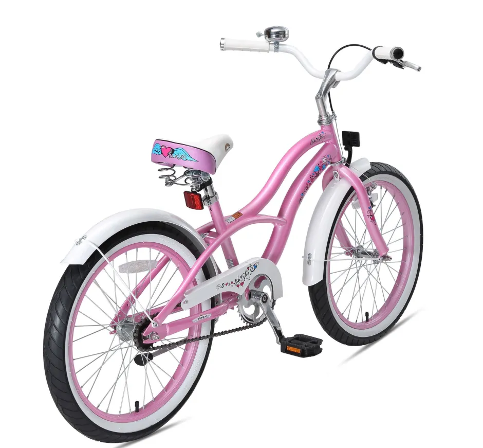 BikeStar Cruiser Kinderfiets 20 Inch Roze^ Kinderfietsen