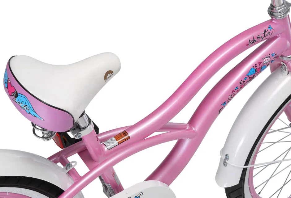 BikeStar Cruiser Kinderfiets 20 Inch Roze^ Kinderfietsen
