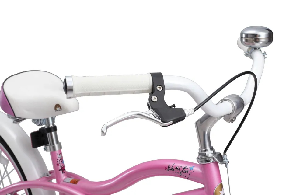 BikeStar Cruiser Kinderfiets 20 Inch Roze^ Kinderfietsen