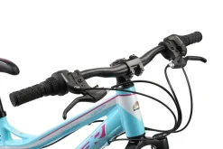 BikeStar Hardtail Mtb Kinderfiets 24 Inch Turquoise /Wit, 21 Speed^ Kinderfietsen