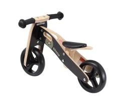 BikeStar Mini Loopfiets 2 In 1, Hout, Zwart^ Peuterspeelgoed