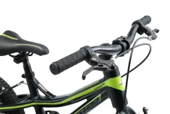 BikeStar Mountainbike Alu Kinderfiets 16 Inch Zwart /Groen^ Kinderfietsen