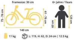BikeStar Mtb Kinderfiets 20 Inch Mint^ Kinderfietsen