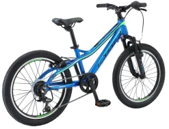 BikeStar Mtb Kinderfiets 20 Inch Blauw /Groen, 7 Speed^ Kinderfietsen