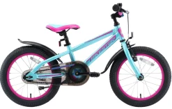 BikeStar Urban Jungle Kinderfiets 16 Inch Paars /Turquoise^ Kinderfietsen