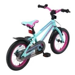 BikeStar Urban Jungle Kinderfiets 14 Inch Turquoise^ Kinderfietsen