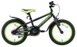 BikeStar Urban Jungle Kinderfiets 16 Inch Zwart /Groen^ Kinderfietsen