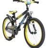 BikeStar Urban Jungle Kinderfiets 20 Inch Zwart^ Kinderfietsen