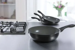 BK Wokpan Easy Basic Ceramic - O 28 Cm - Keramische Anti-Aanbaklaag Discount