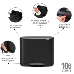 Brabantia Bo Pedaalemmer (3X11L) Online