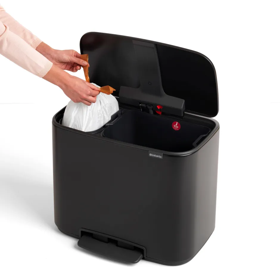 Brabantia Bo Pedaalemmer (23L+11L) Hot