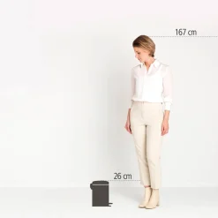 Brabantia Newicon Pedaalemmer (3L) Outlet