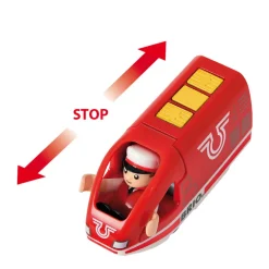 Brio Houten Oplaadbare Rode Passagierstrein Met Usb Kabel - 33746^ Houten Speelgoed